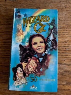 The Wizard of Oz VHS tape 50th anniversary vintage edition wicked